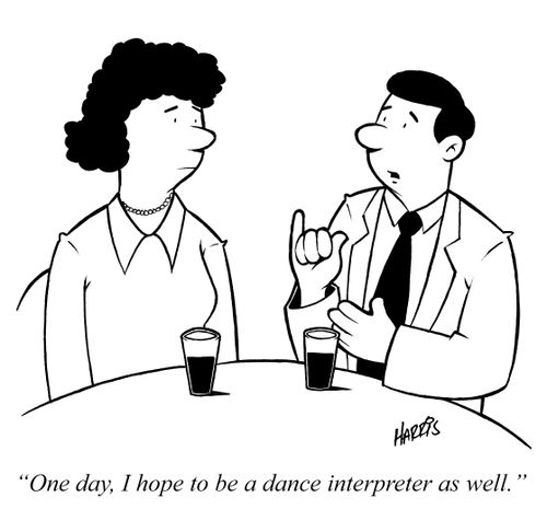 "One day, I hope to be a dance interpreter as well."