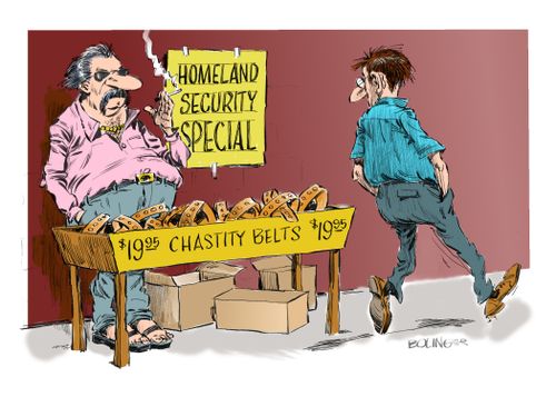 Homeland Security Special: $19.95 Chastity Belts.