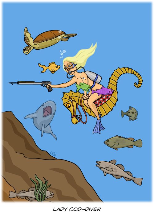 Lady Cod-Diver