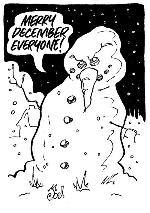 A politically correct snowperson.