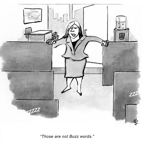 "Those are not buzz words."
