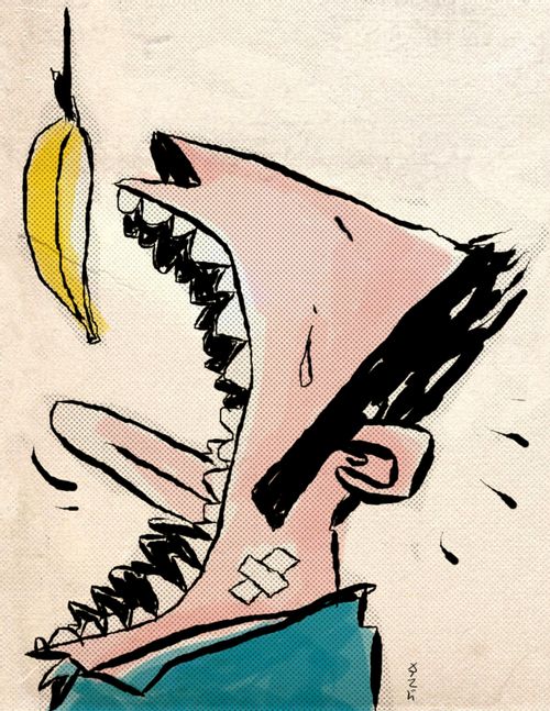 Man and Banana