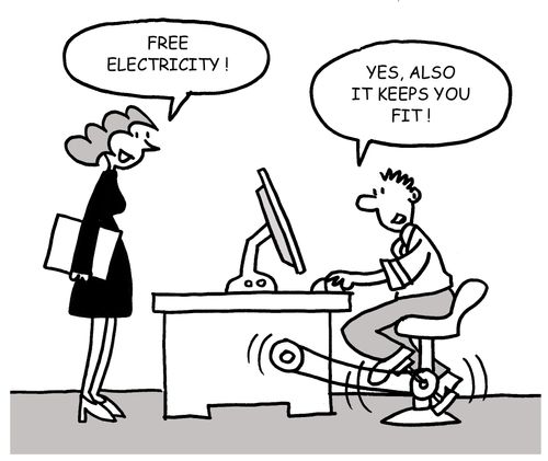 "Yes, also it keeps you fit."