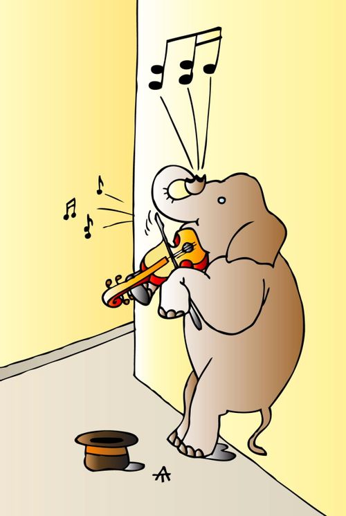 Busking Elephant