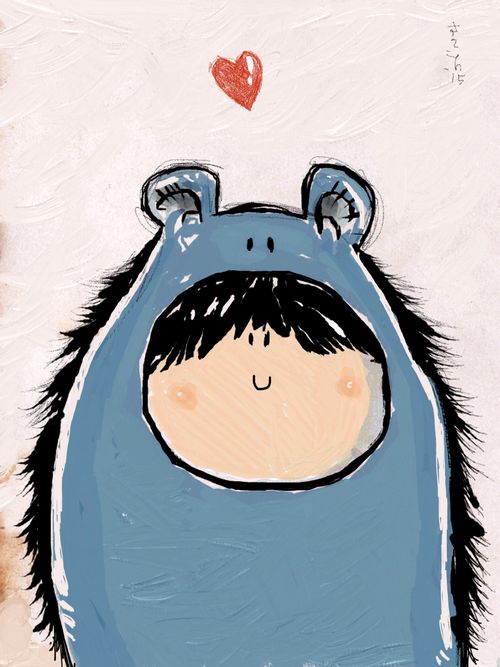 I am the cute blue bear