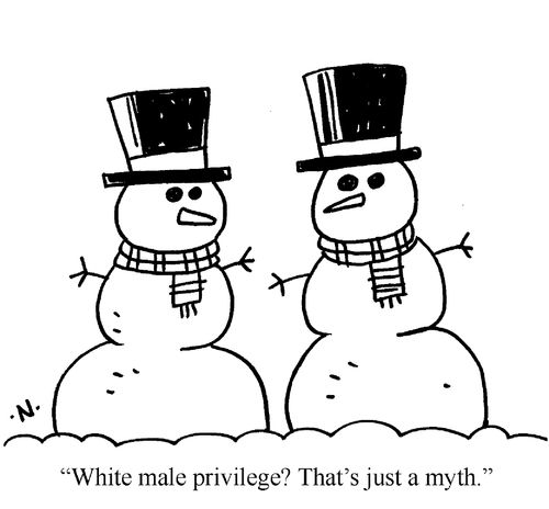 "White male privilege? That's just a myth."