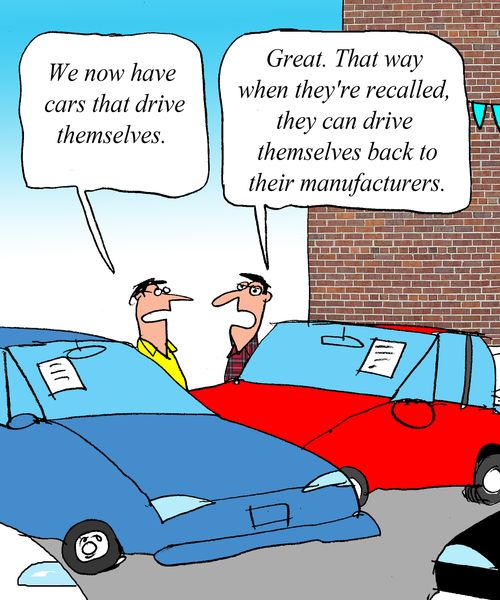 "We now have cars that can drive themselves."