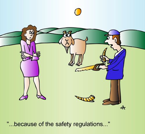 "...because of the safety regulations..."