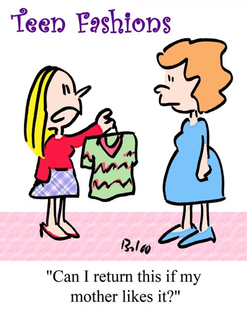 "Can I return this if my mother likes it?"