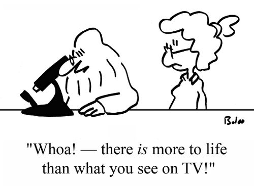 "Whoa! - there IS more to life than what you see on TV!"