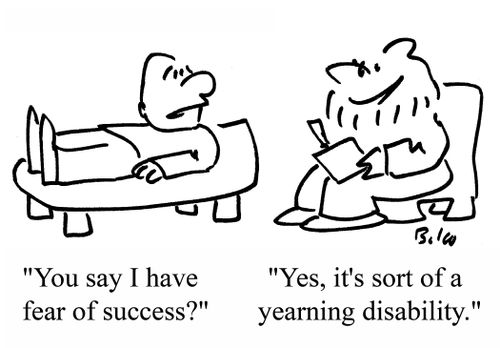 "Yes, it's sort of a yearning disability."