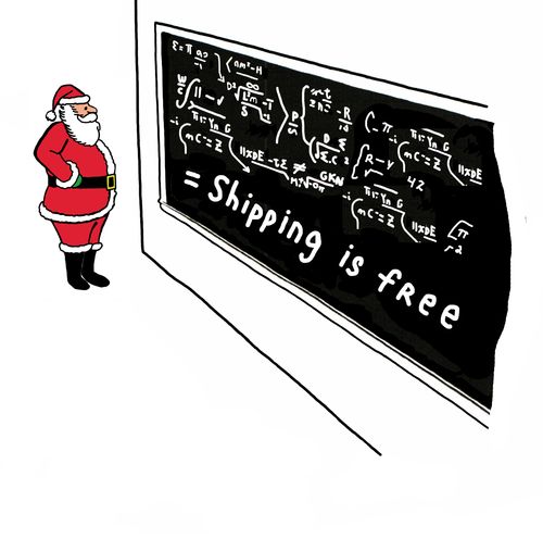 Shipping from Santa Claus is Free