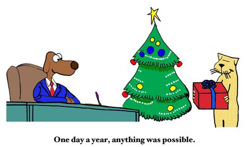 One day a year, anything was possible.