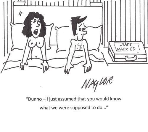 "Dunno - I just assumed that you would know what we were supposed to do..."