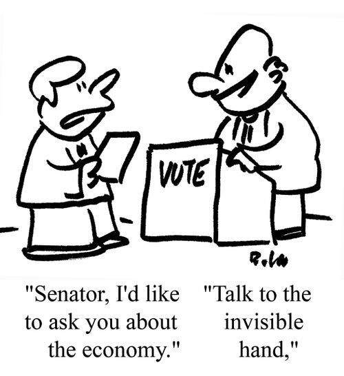 "Senator, I'd like to ask you about the economy."