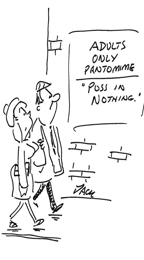 Adults Only Pantomime: Puss in Nothing.