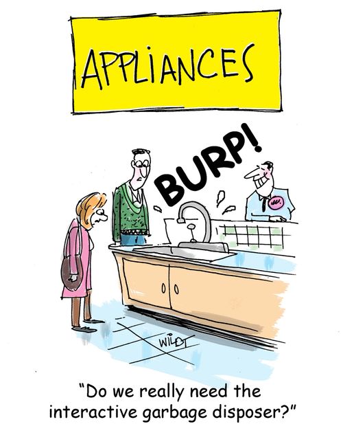 "Do we really need the interactive garbage disposer?"