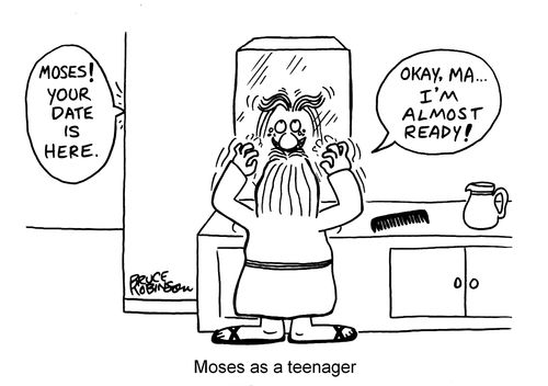 Moses as a teenager