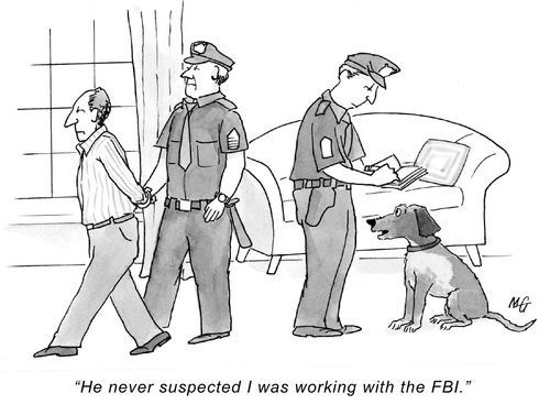 "He never suspected I was working with the FBI."
