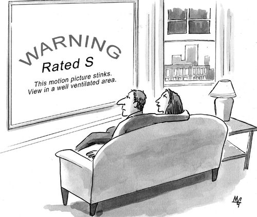 Warning: This motion picture stinks. View in a well ventilated area.