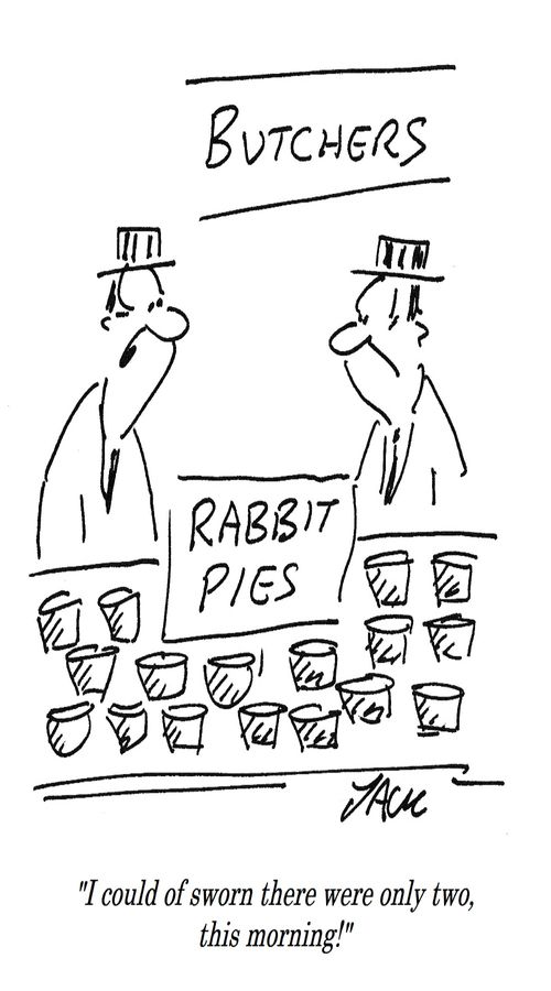 "I could of sworn there were only two, this morning!"