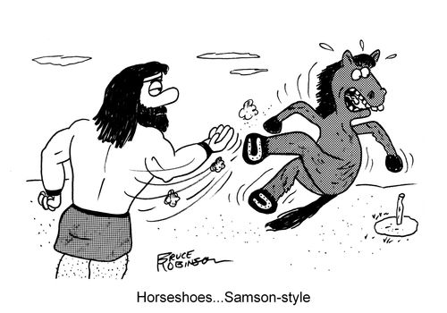 Horseshoes...Samson-style