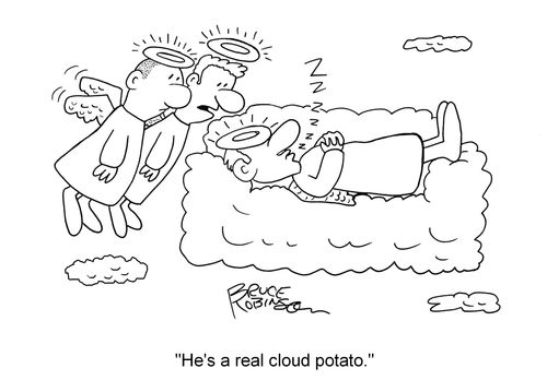 "He's a real cloud potato."