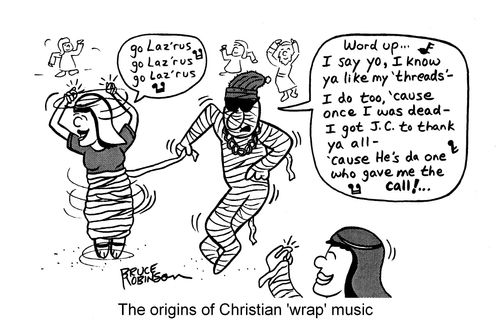 The origins of Christian 'wrap' music