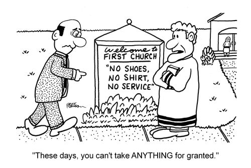 "These days, you can't take anything for granted."