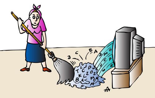 Cleaning up the television