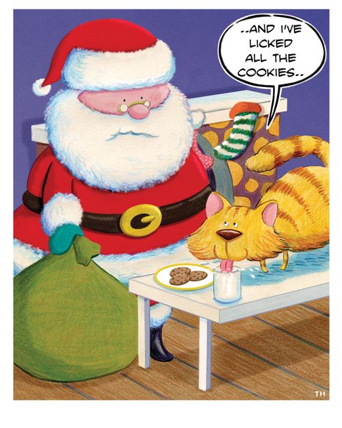 "And I've licked all the cookies."