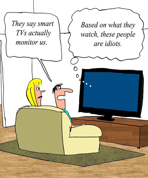 "Based on what they watch, these people are idiots."