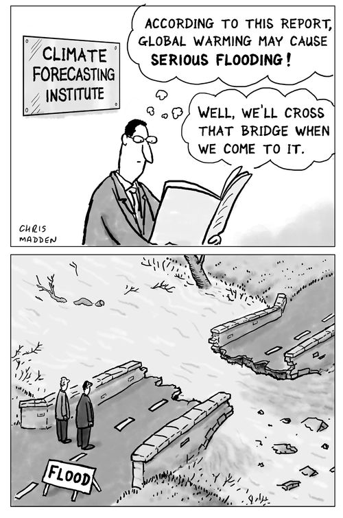 "We'll cross that bridge when we come to it!"