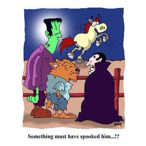 "Something must have spooked him..!?"