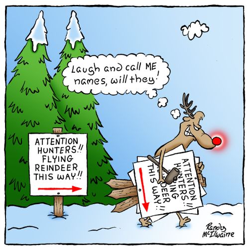 "Laugh and call me names, will they!"