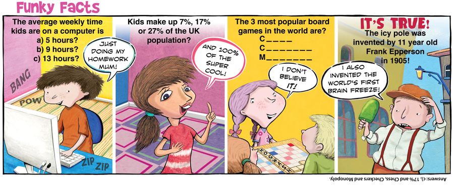 Funky Facts - UK kids.