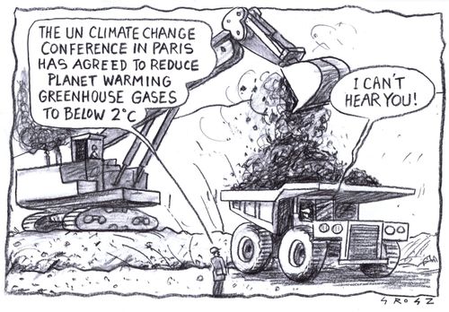 "The UN climate change conference in Paris has agreed to reduce planet warming greenhouse gases to below 2 degrees."