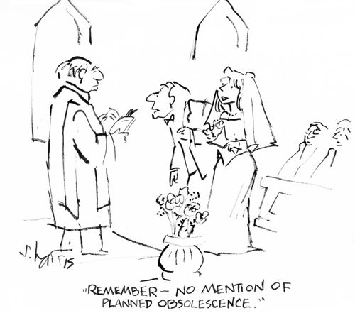 "Remember - no mention of planned obsolescence."