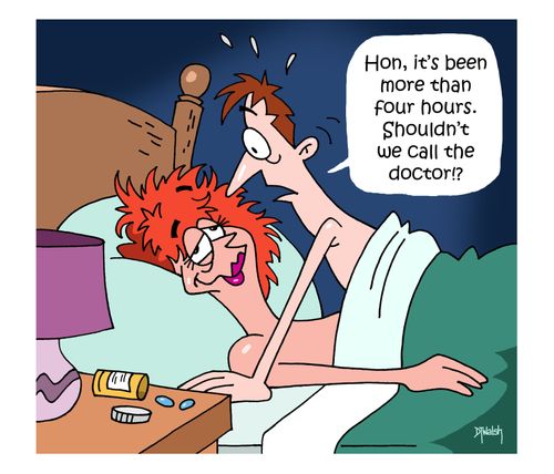 "Hon, it's been more that four hours. Shouldn't we call the doctor?"