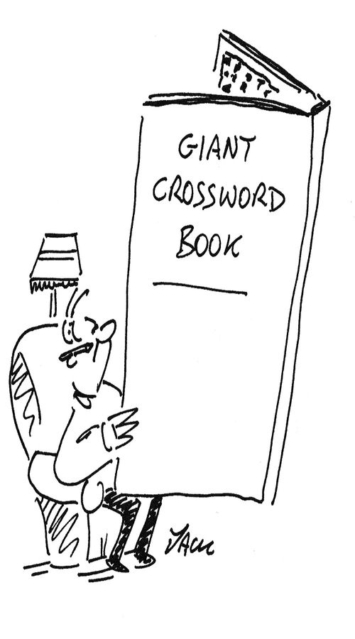 Giant Crossword Book.