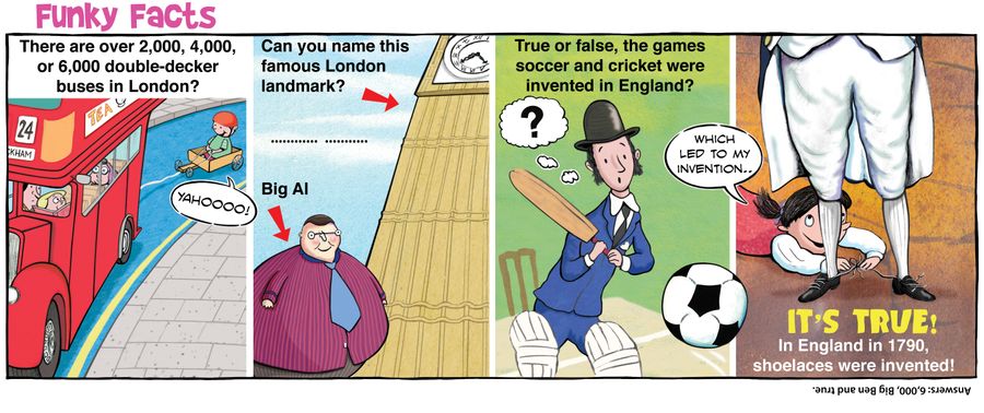 Funky Facts: England.