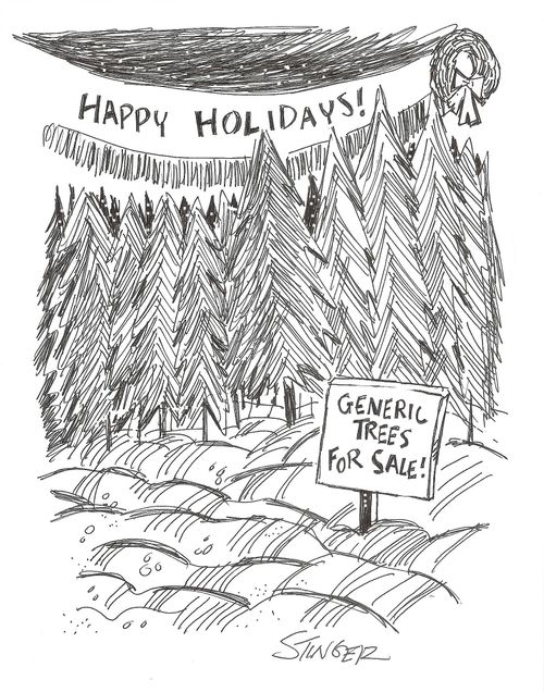 Happy Holidays! Generic trees for sale!