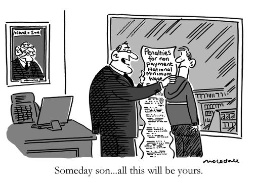 'Someday son...all this will be yours.'