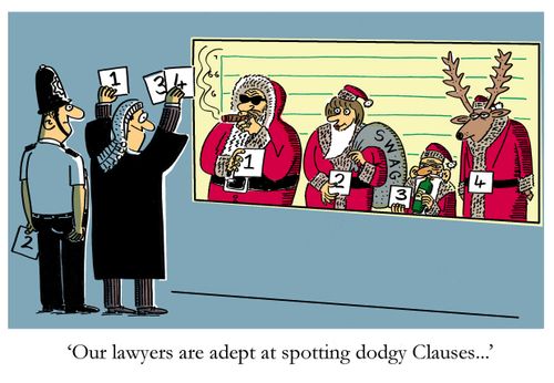 "Our lawyers are adept at spotting dodgy clauses.."