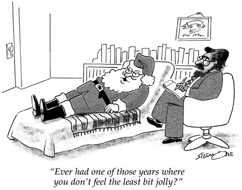 "Ever had one of those days where you don't feel the least bit jolly?"