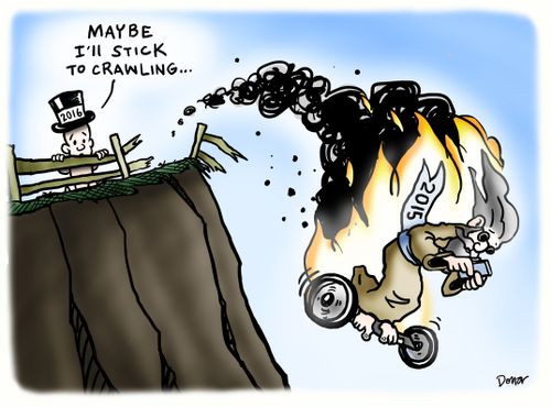 "Maybe I'll stick to crawling..."