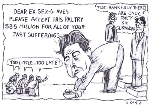Japan's PM apologizes to WW11 Korean sex slaves at last