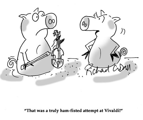 "That was a truly ham-fisted attempt at Vivaldi!"