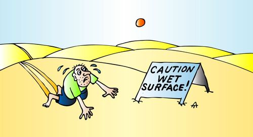 Caution Wet Surface!