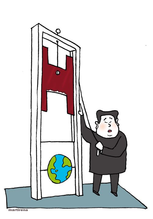 North Korea tests a hydrogen bomb.